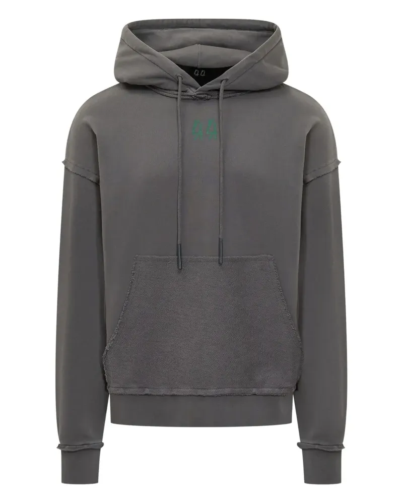 44 LABEL GROUP Hoodie mit grafischem Print - Grau Grau
