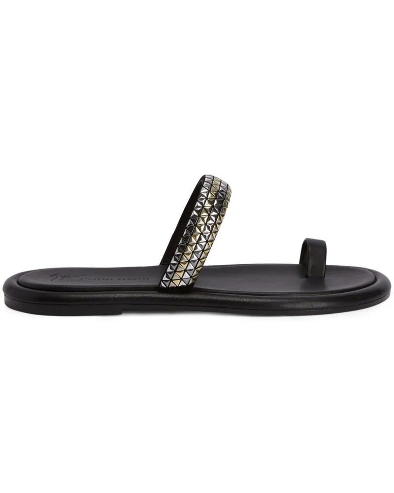Giuseppe Zanotti Redouart Sandalen mit Nieten - Schwarz Schwarz