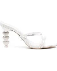 Sophia Webster Aphrodite Mules mit Satins 85mm Weiß