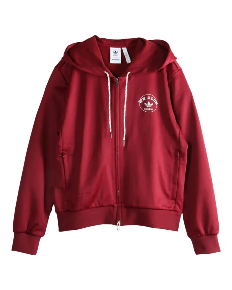 adidas Kapuzenjacke mit Reißverschluss - Rot Rot