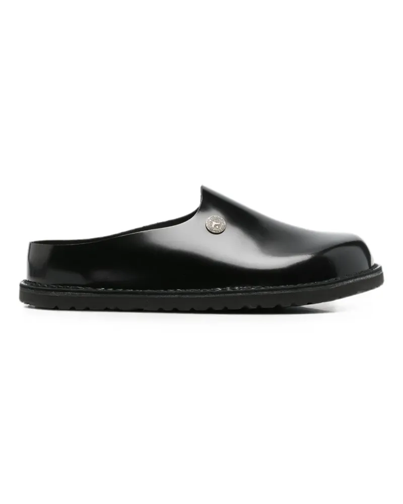 Birkenstock Amsterdam leather mules - Schwarz Schwarz