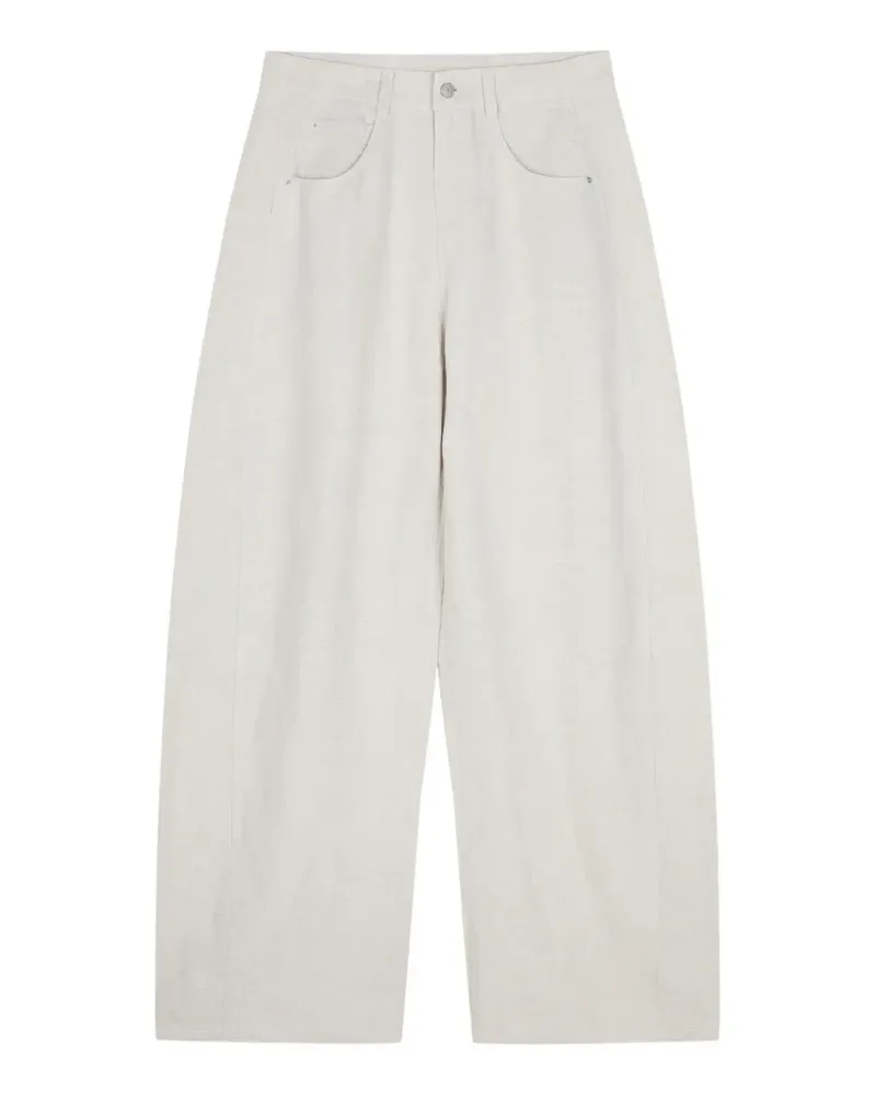 JNBY Leinenhose mit weitem Bein - Nude Nude