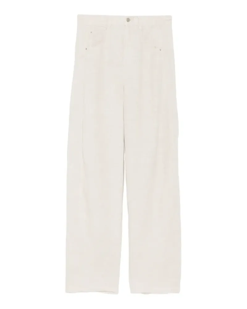 JNBY wide-leg linen trousers - Nude Nude