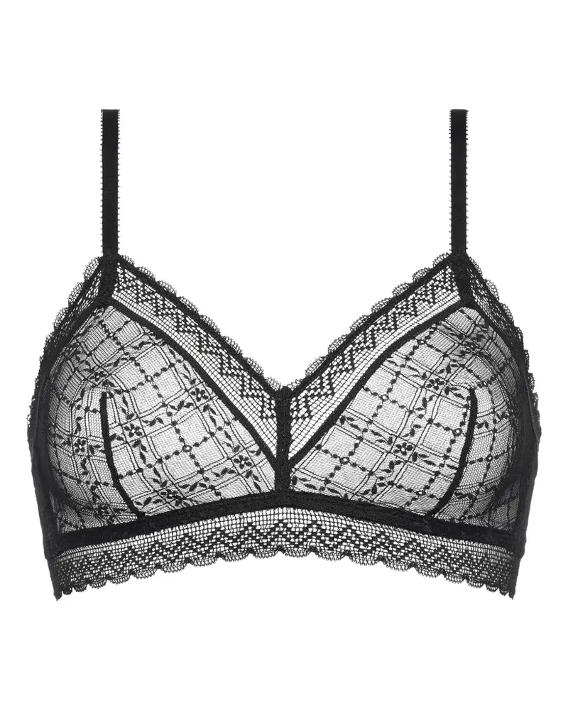 Eres Drahtloser Botaniste Triangel-BH - Schwarz Schwarz