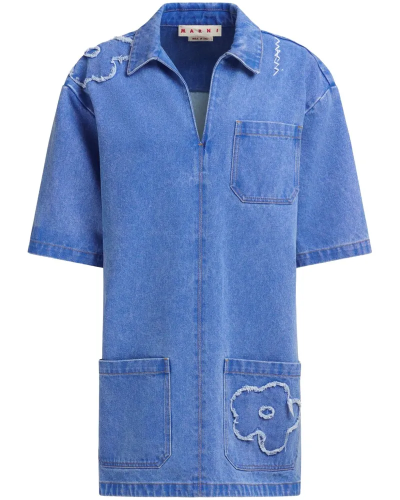 Marni Klassisches Jeans-Minikleid - Blau Blau