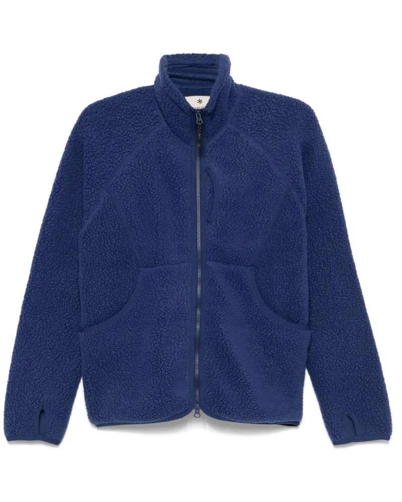 Snow Peak Jacke aus Fleece - Blau Blau