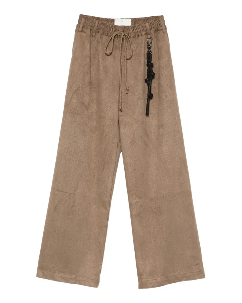 Song For The Mute elasticated drawstring-waist trousers - Nude Nude