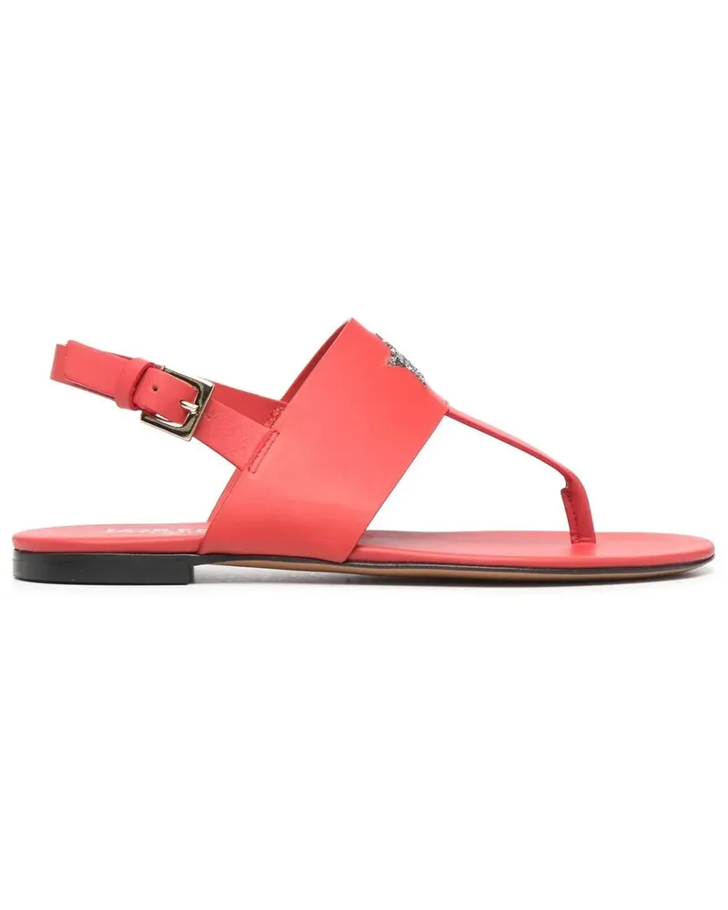 Lorena Antoniazzi Sandalen mit Logo - Rot Rot