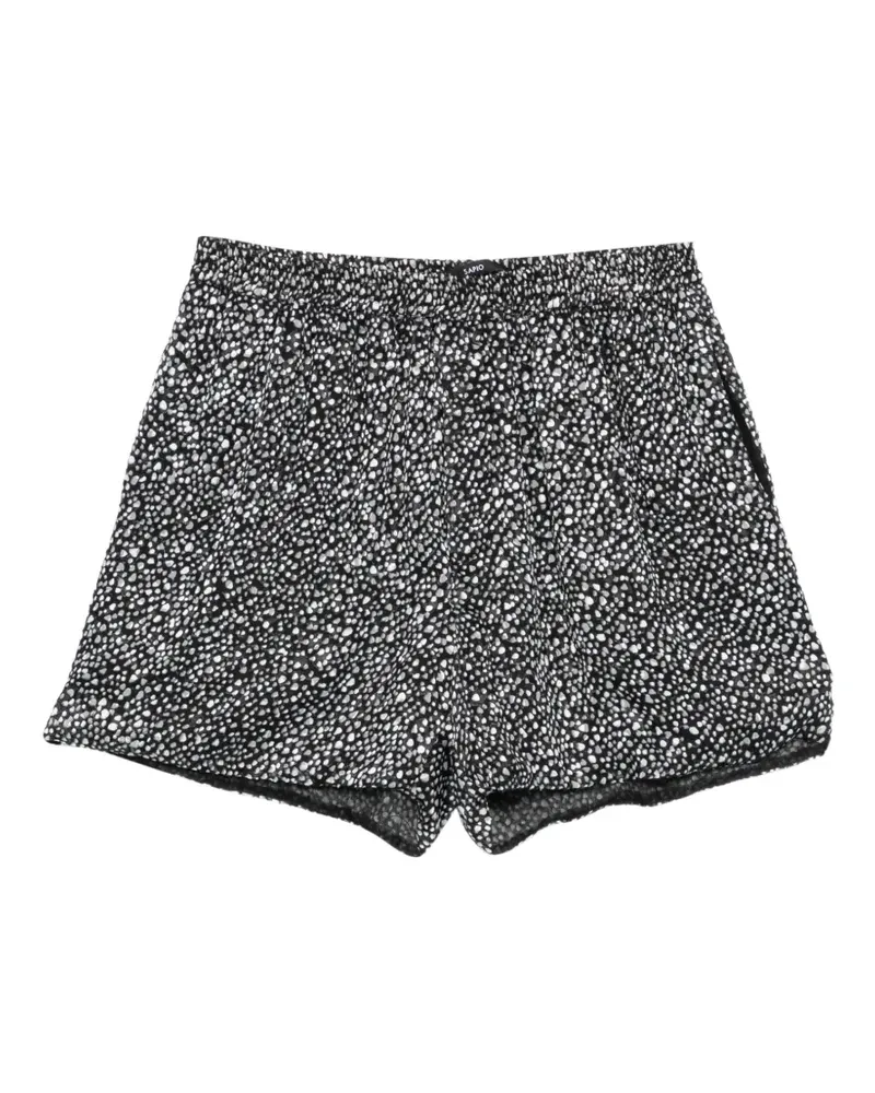 Sapio speckled shorts - Schwarz Schwarz