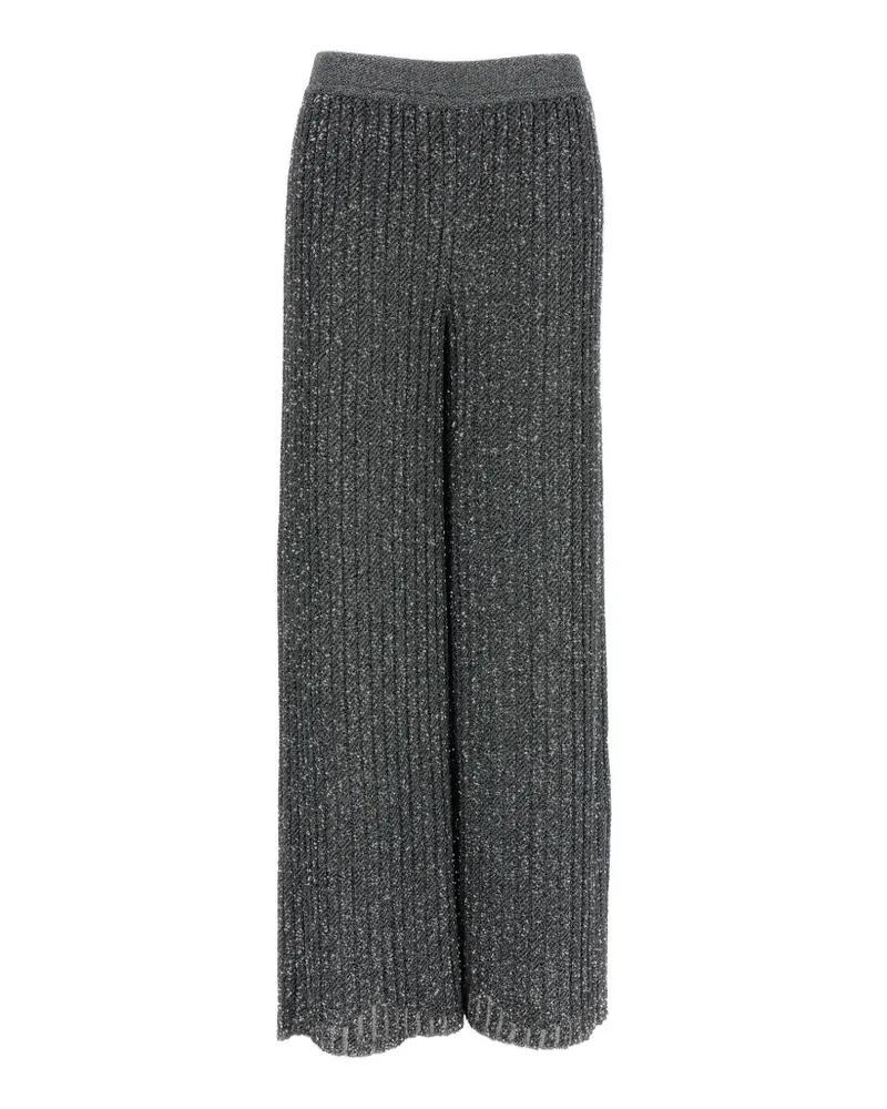 Missoni sequin-embellished palazzo pants - Grau Grau