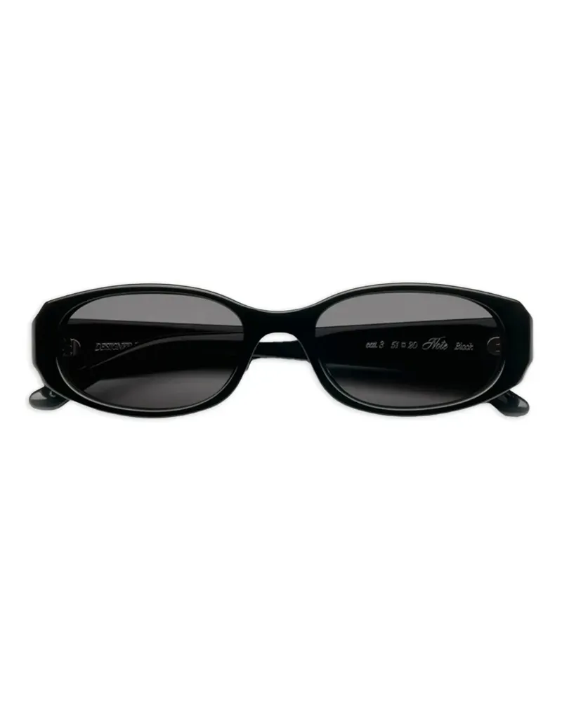 CHIMI Note geometric-frame sunglasses - Schwarz Schwarz