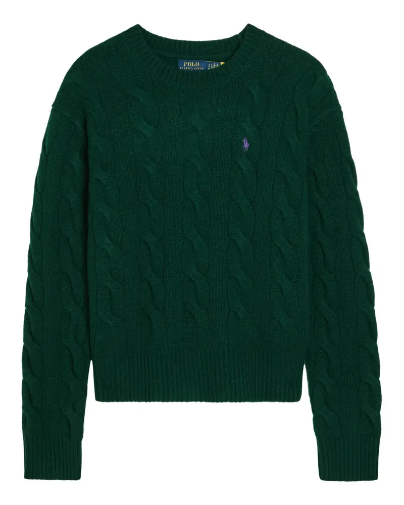 Ralph Lauren Pullover mit Zopfmuster - Grün Grün