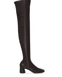 Proenza Schouler Overknee-Stiefel mit Raffungen Schwarz