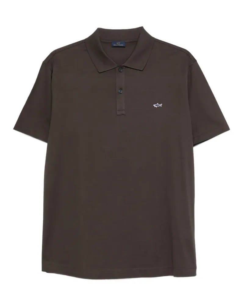 Paul & Shark logo-detail polo shirt - Grau Grau