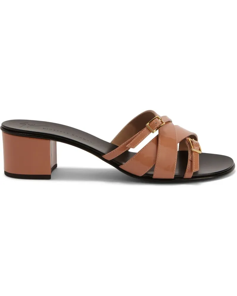 Giuseppe Zanotti Alhima Sandalen mit Schnalle 40mm - Nude Nude