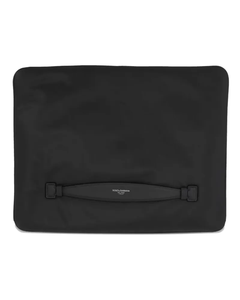 Dolce & Gabbana Tote Bag mit Lederhenkel - Schwarz Schwarz