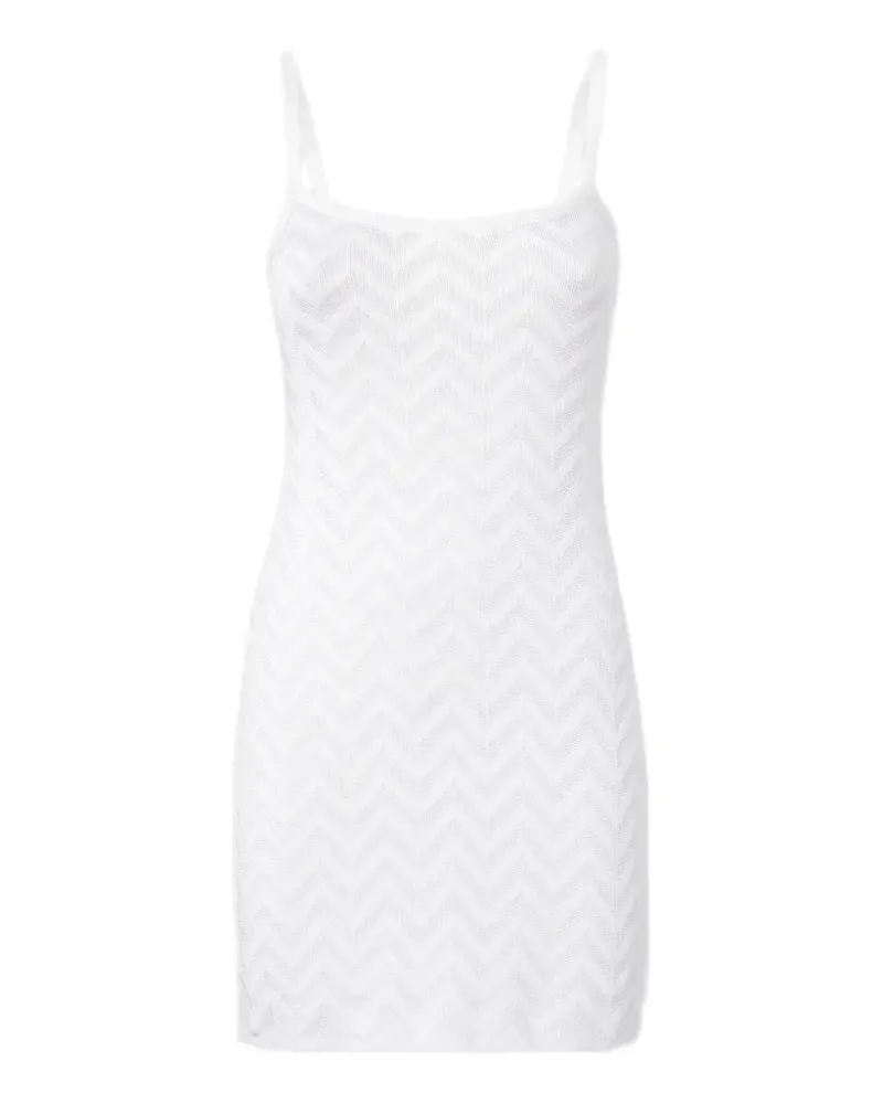 Missoni chevron strap mini dress - Weiß Weiß