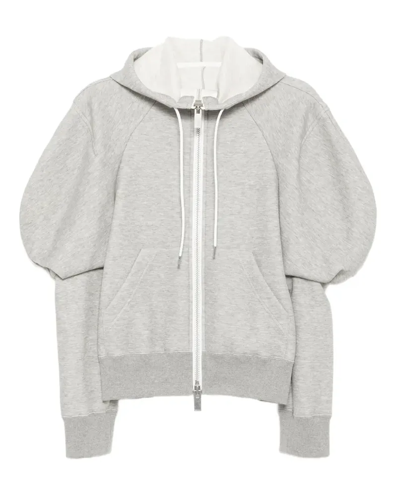 Sacai Sponge Hoodie - Grau Grau