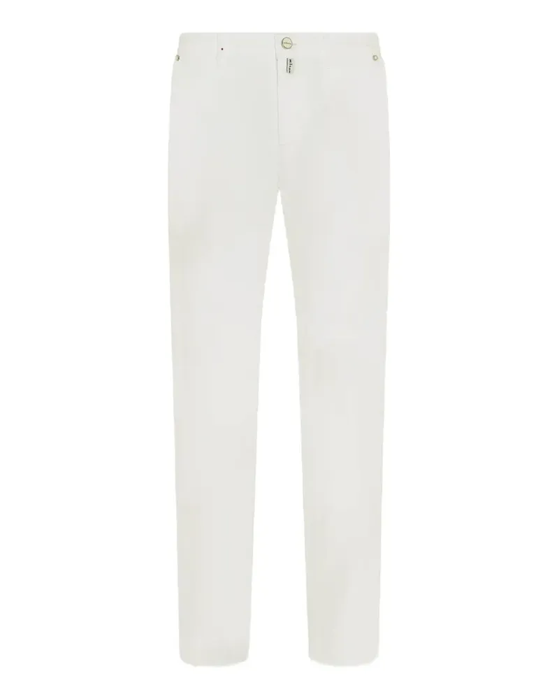 Kiton Hose mit lockerem Schnitt - Weiß Weiß
