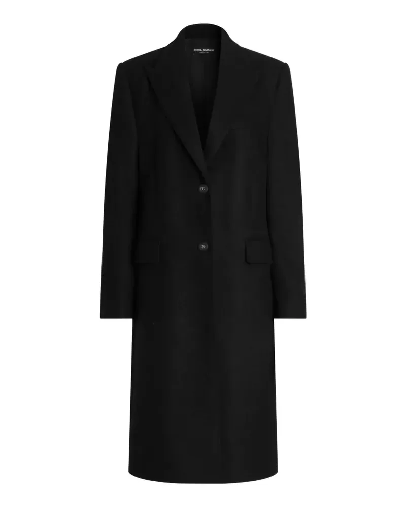 Dolce & Gabbana Mantel aus Wolle - Schwarz Schwarz