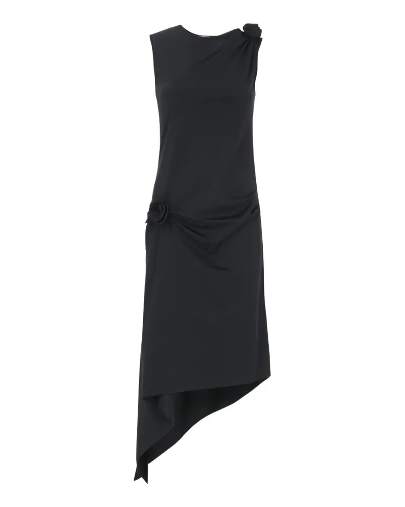 COPERNI relaxed Flower gown - Schwarz Schwarz