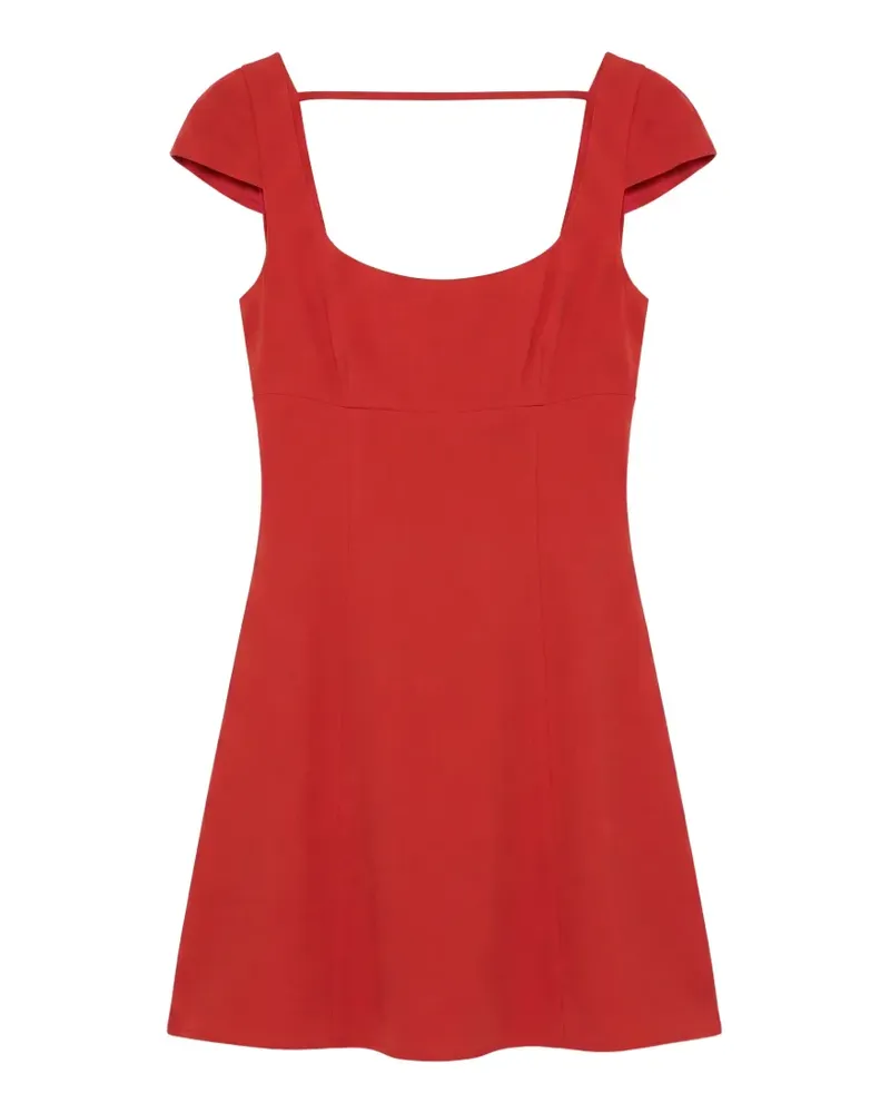 Reformation Nashira Kleid mit angeschnittenen Ärmeln - Rot Rot