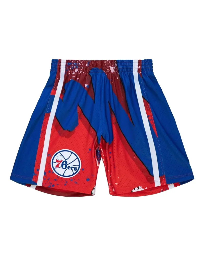 Mitchell & Ness NBA 1996 Philadelphia 76ers" Hyper Hoops Swingman Shorts - Rot Rot