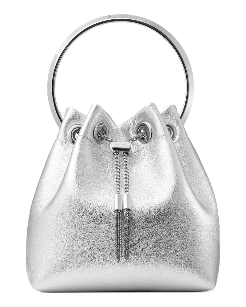 Jimmy Choo Bon Bon Mini-Tasche - Silber Silber