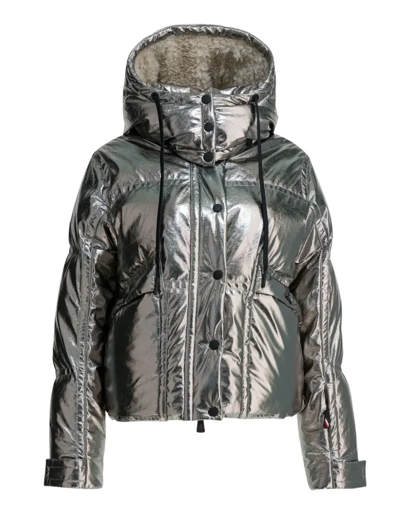 Moncler hooded puffer jacket - Silber Silber