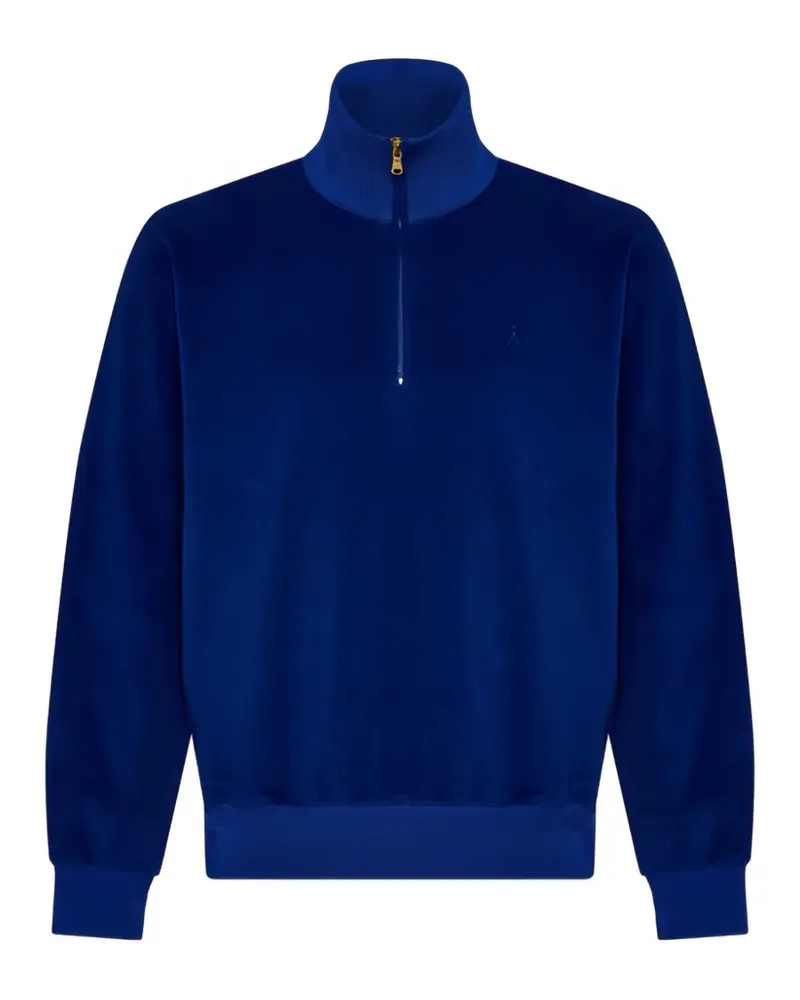 AMAN Pullover mit Reißverschluss - Blau Blau