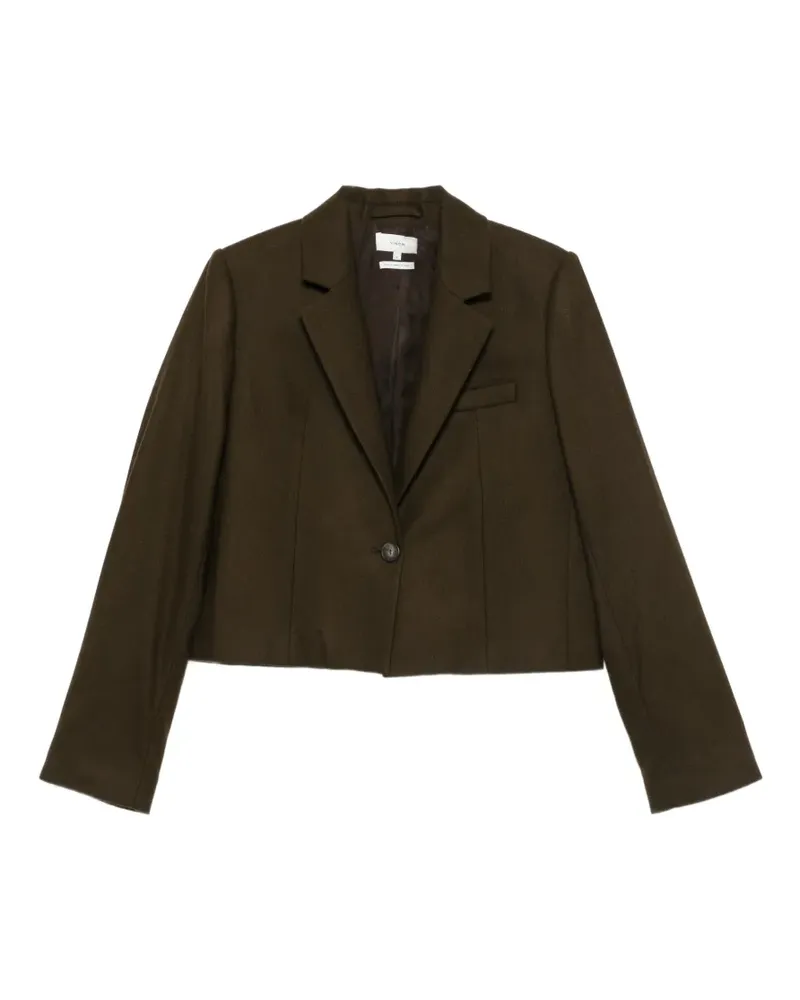 Vince Einreihiger Cropped-Blazer - Braun Braun