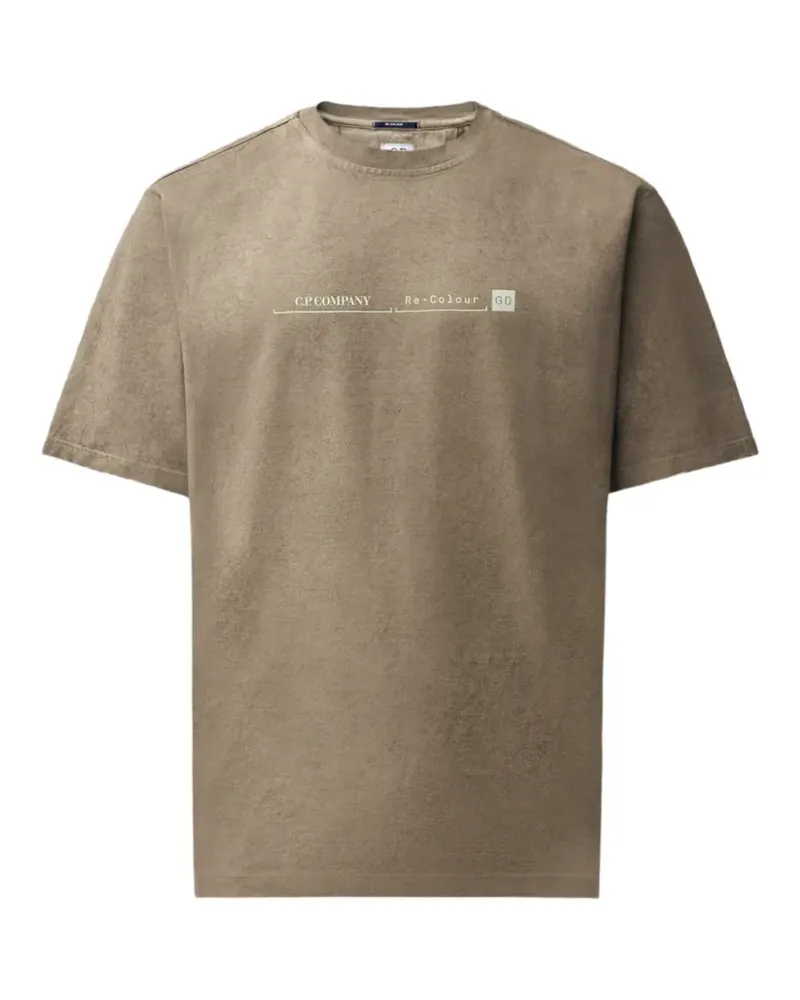 C.P. Company T-Shirt mit Logo-Print - Braun Braun