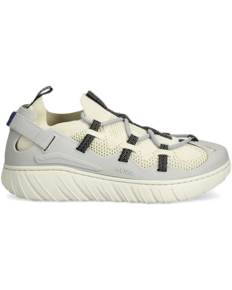 HUGO BOSS Sneakers mit Kontrasteinsätzen - Nude Nude