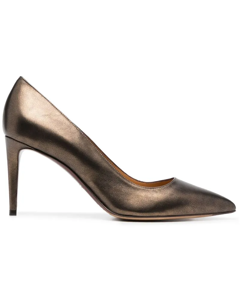 Ralph Lauren Pumps im Metallic-Look Gold