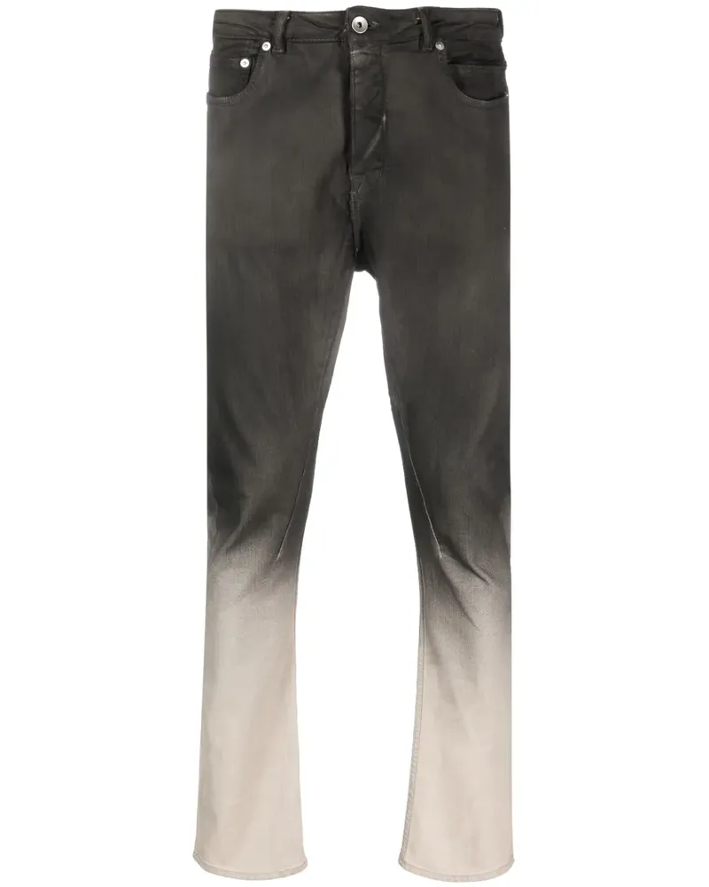 DRKSHDW by Rick Owens Jeans mit Farbverlauf-Optik - Schwarz Schwarz