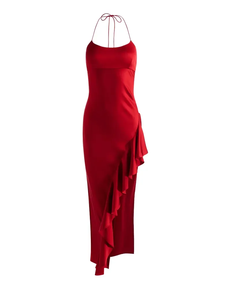 Alice + Olivia Asymmetrisches Palma Kleid - Rot Rot