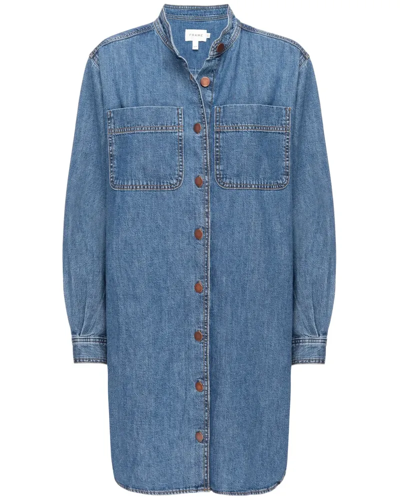 Frame Denim Klassisches Hemdkleid - Blau Blau
