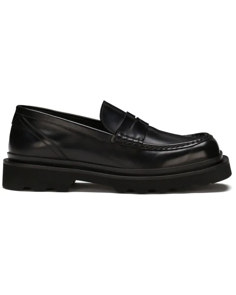 Dolce & Gabbana Klassische Penny-Loafer - Schwarz Schwarz