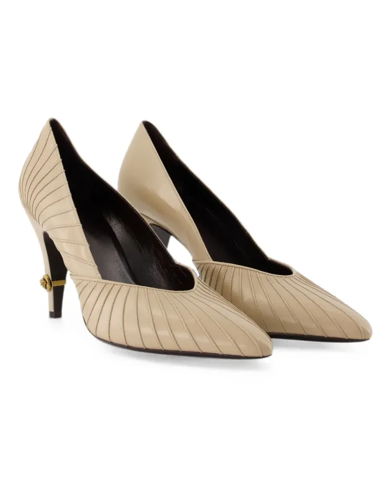 Versace Gianni Medusa '95 pleated pumps - Nude Nude