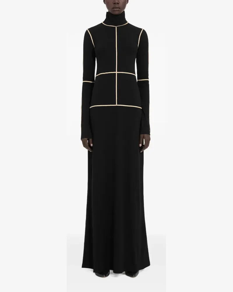 Maison Margiela Kleid mit Rollkragen - Schwarz Schwarz