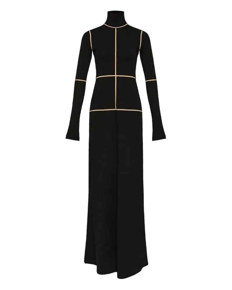 Maison Margiela Kleid mit Rollkragen - Schwarz Schwarz