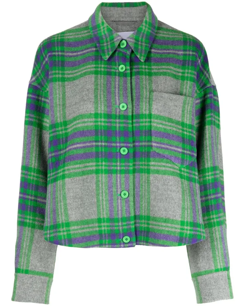 JNBY Karierte Jacke - Grau Grau
