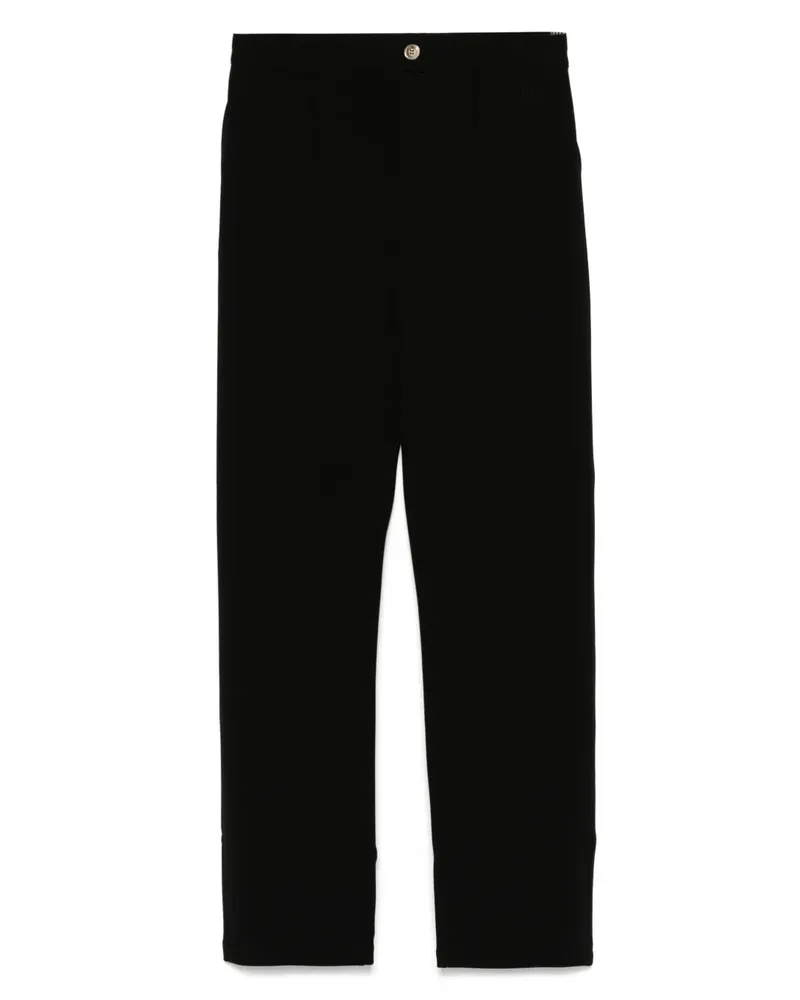 Fay Hose mit geradem Bein - Schwarz Schwarz