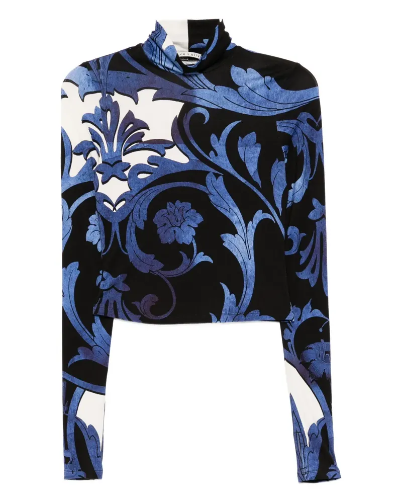 Alice + Olivia Delaina Oberteil - Schwarz Schwarz