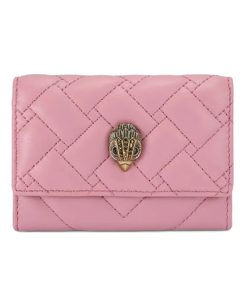 Kurt Geiger quilted leather card holder - Rosa Rosa