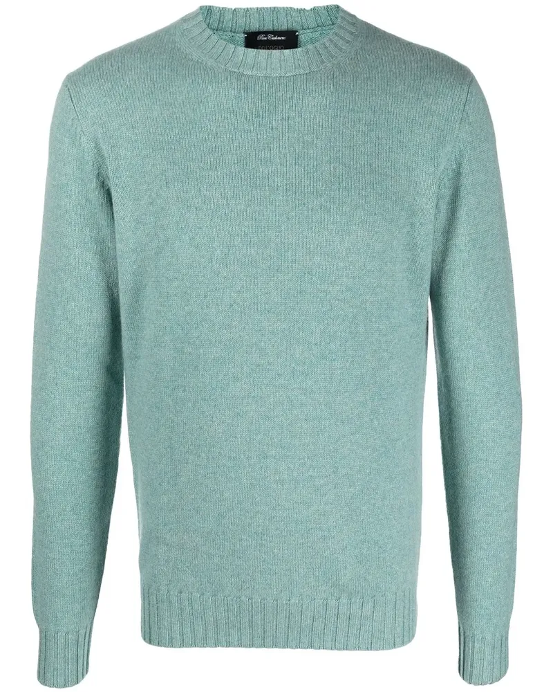 Dell'oglio Kaschmirpullover mit rundem Ausschnitt - Blau Blau