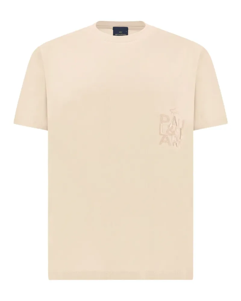 Paul & Shark embroidered T-shirt - Nude Nude