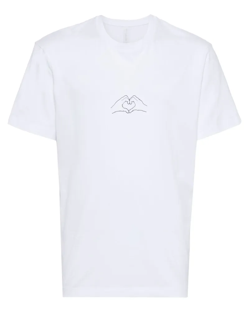 Neil Barrett T-Shirt mit grafischem Print - Weiß Weiß