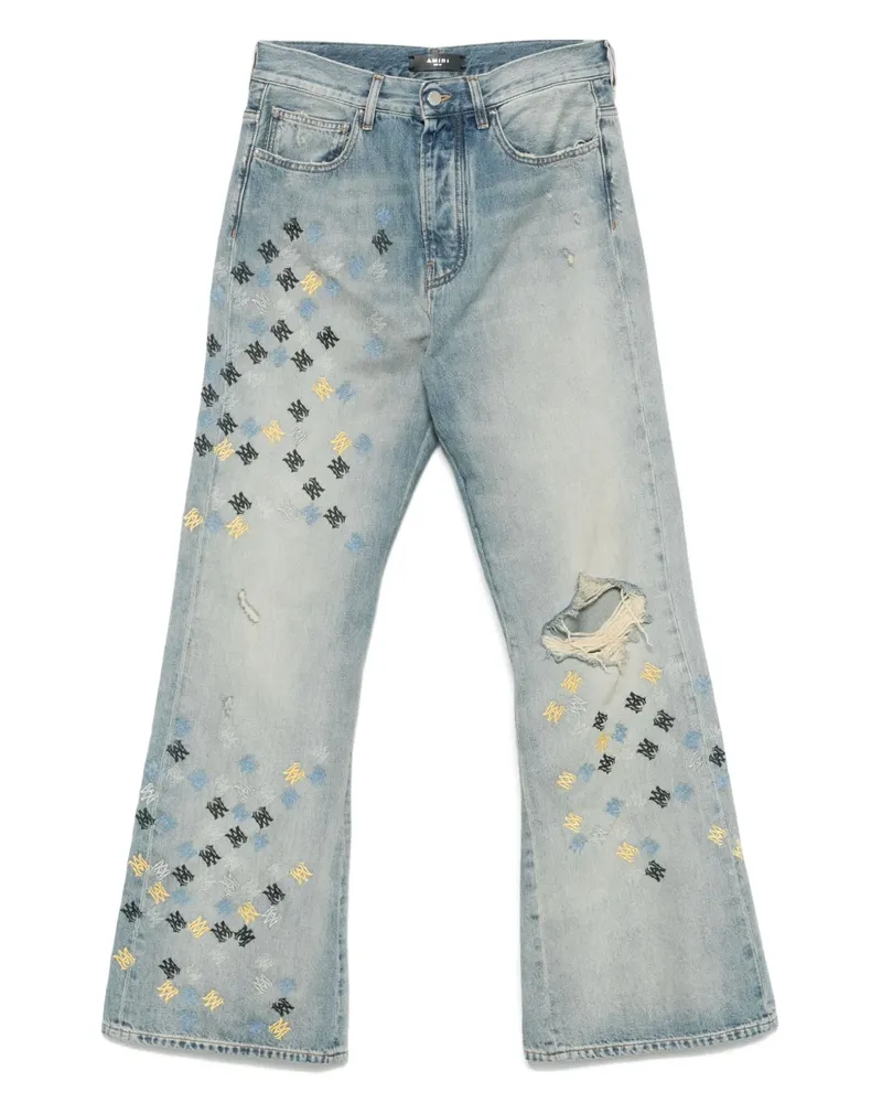 Amiri MA Quad Jeans mit Stickerei - Blau Blau