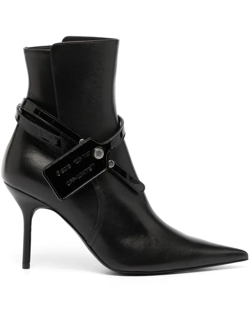 OFF-WHITE Stiefel mit Stiletto-Absatz - Schwarz Schwarz